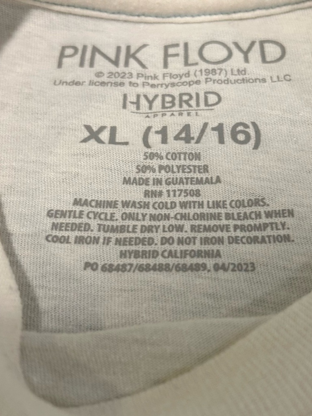 Pink Floyd Avalon Ballroom Graphic Tee Girls 14/16 XL - Picture 10 of 15